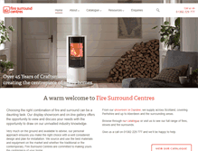 Tablet Screenshot of firesurroundcentres.co.uk